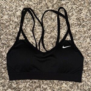 Nike Women's Black Strappy Sports Bra